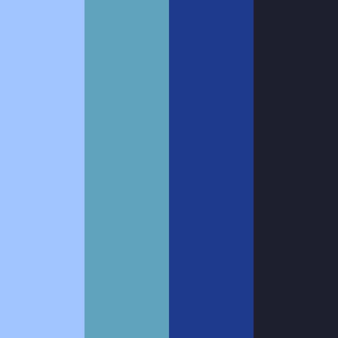 Download azure dreams color palette PNG image (square)