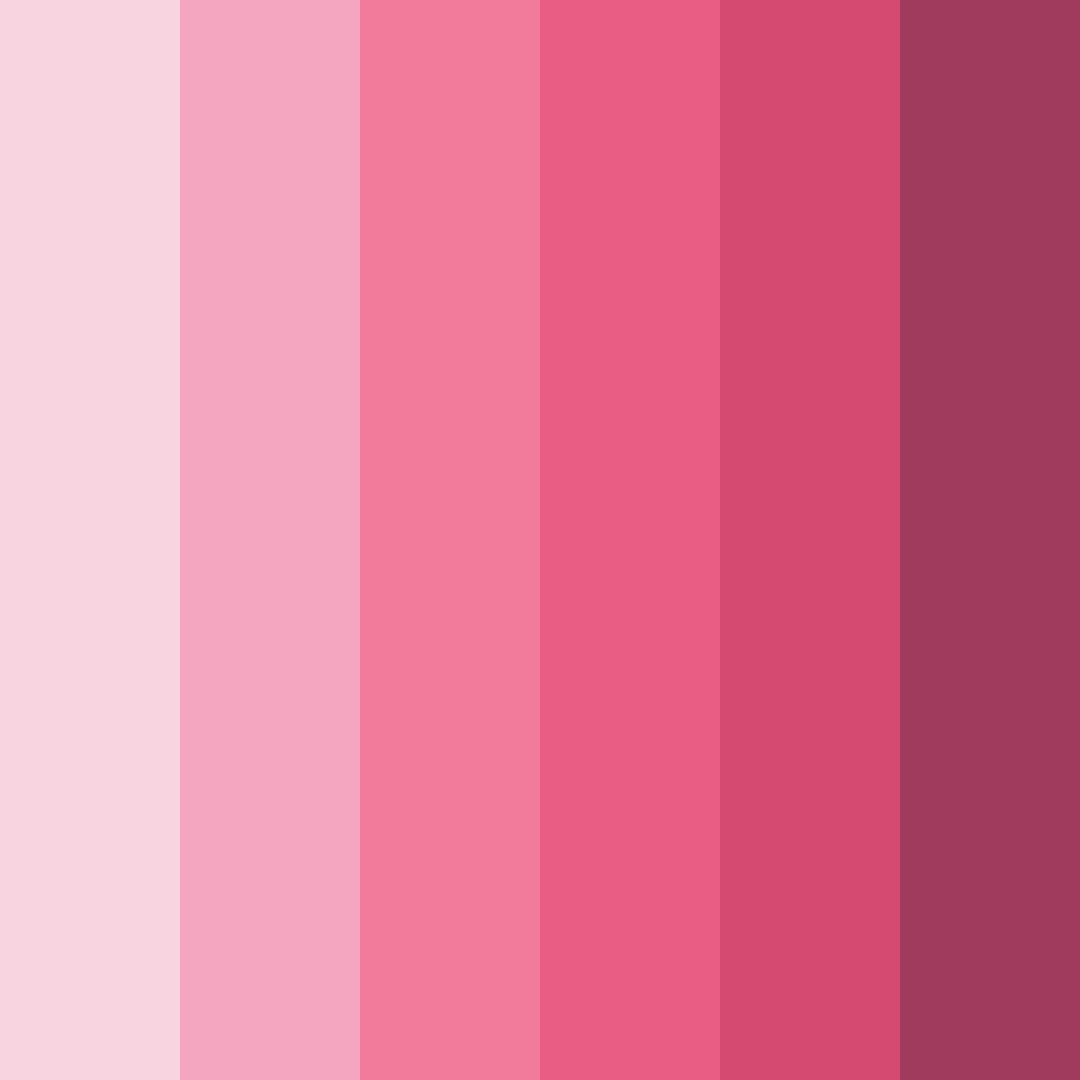 Download blushing rose garden color palette PNG image (square)