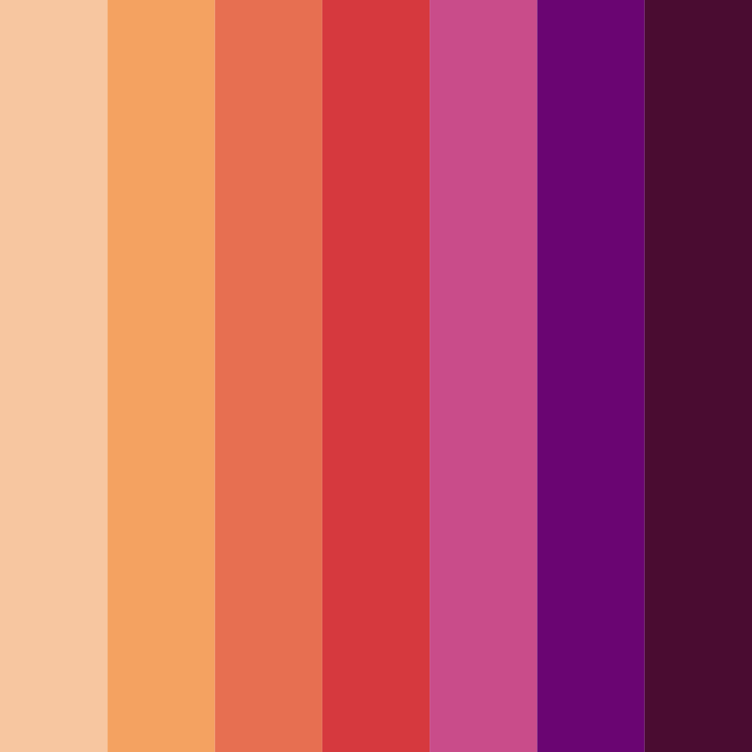 Download vintage vibes color palette PNG image (square)