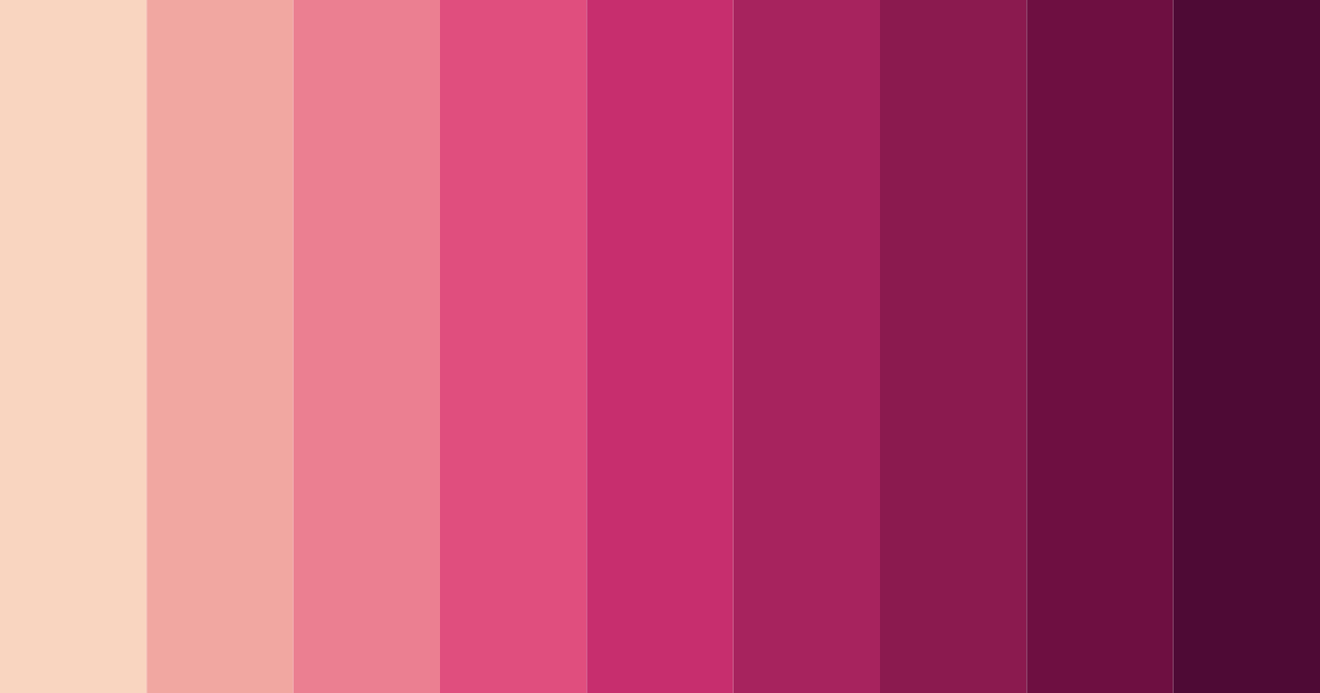 Download pink contraste color palette PNG image (landscape)