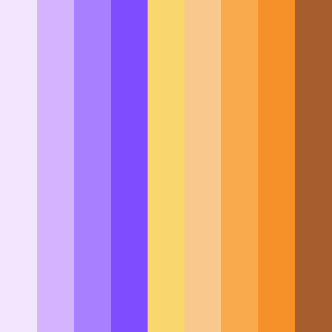Download lavender nectar color palette PNG image (square)