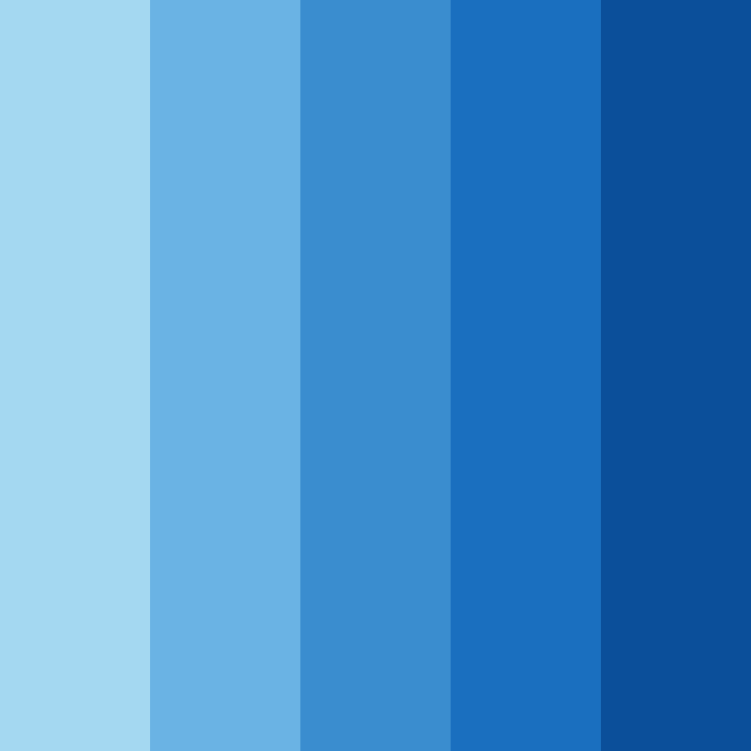 Download azure dreamscape color palette PNG image (square)