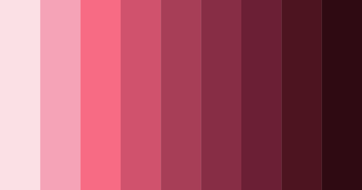 Download sangria shades color palette PNG image (landscape)