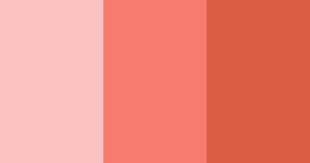 Download peachy sunset color palette PNG image (landscape)