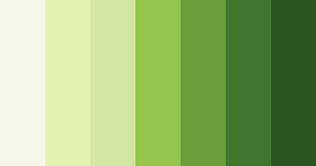 Download verdant harmony color palette PNG image (landscape)
