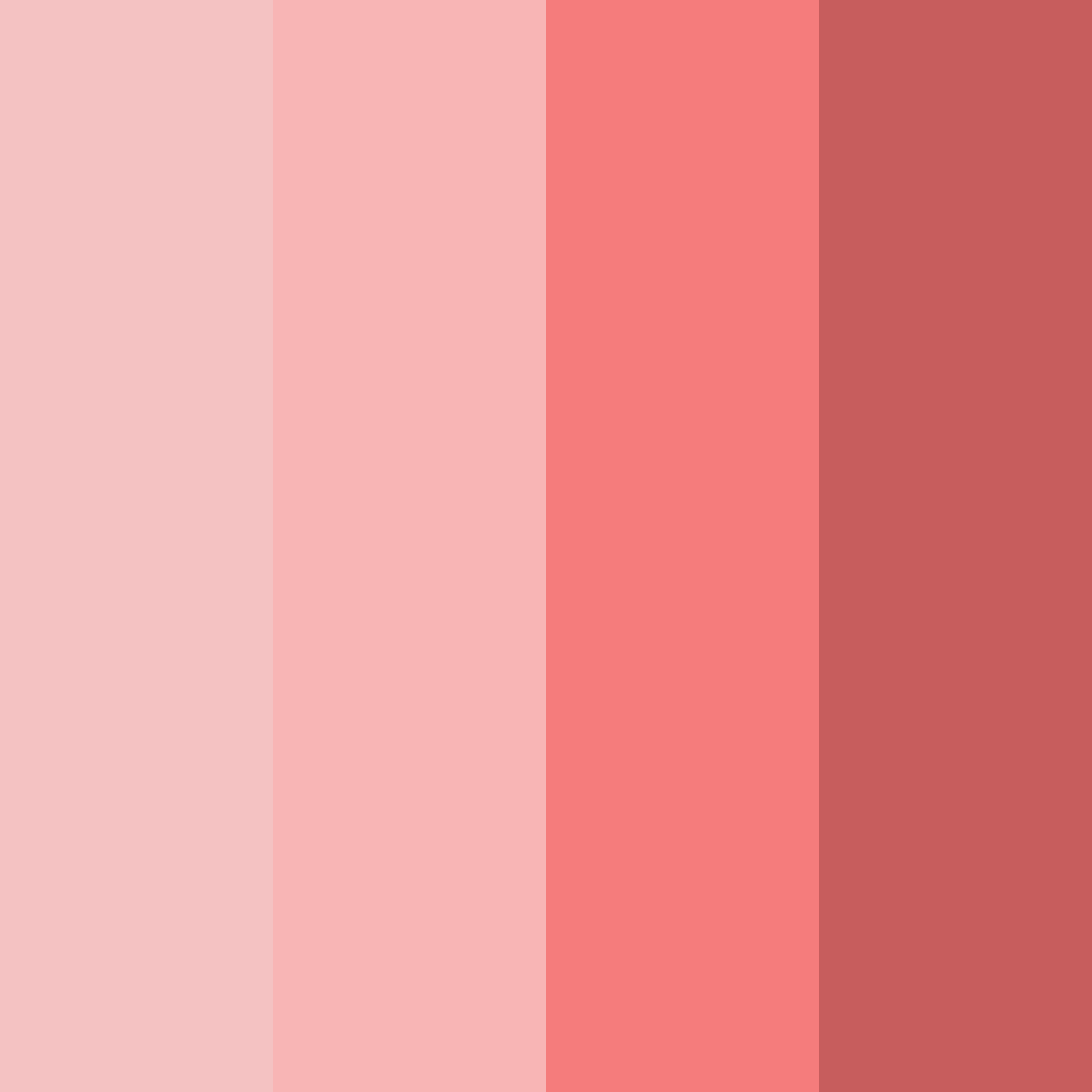 Download coral kiss color palette PNG image (square)