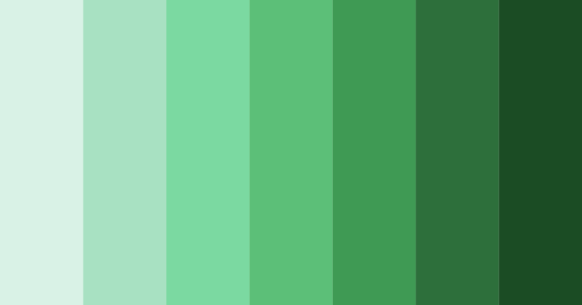 Download emerald canopy color palette PNG image (landscape)