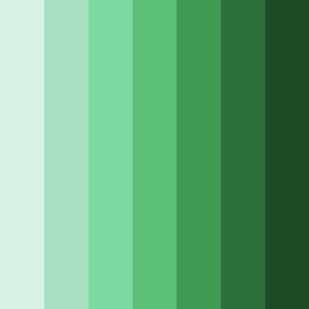 Download emerald canopy color palette PNG image (square)