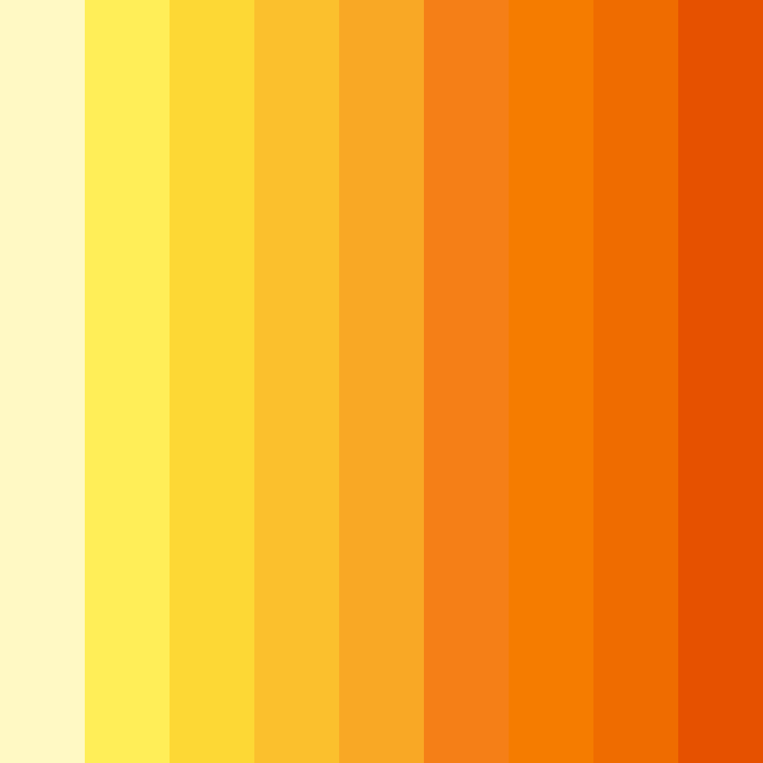 Download bright yellow color palette PNG image (square)