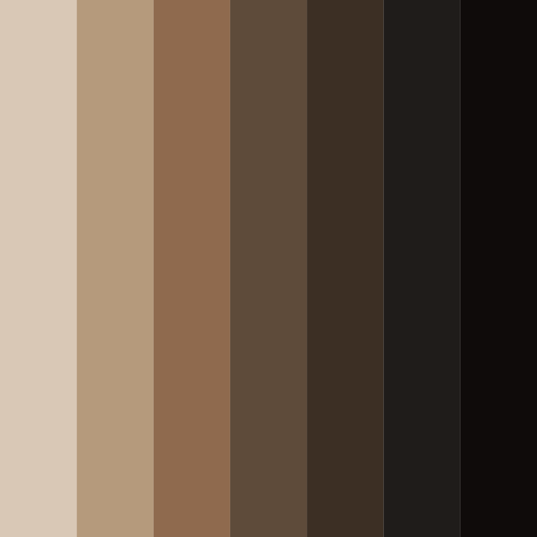 Download earthy elegance color palette PNG image (square)