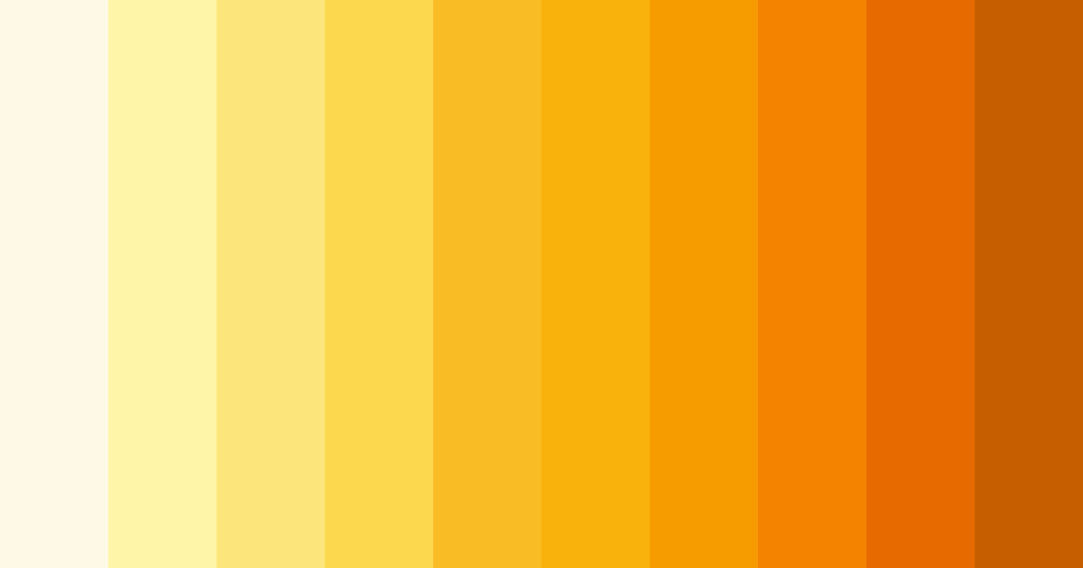Download golden symphony color palette PNG image (landscape)