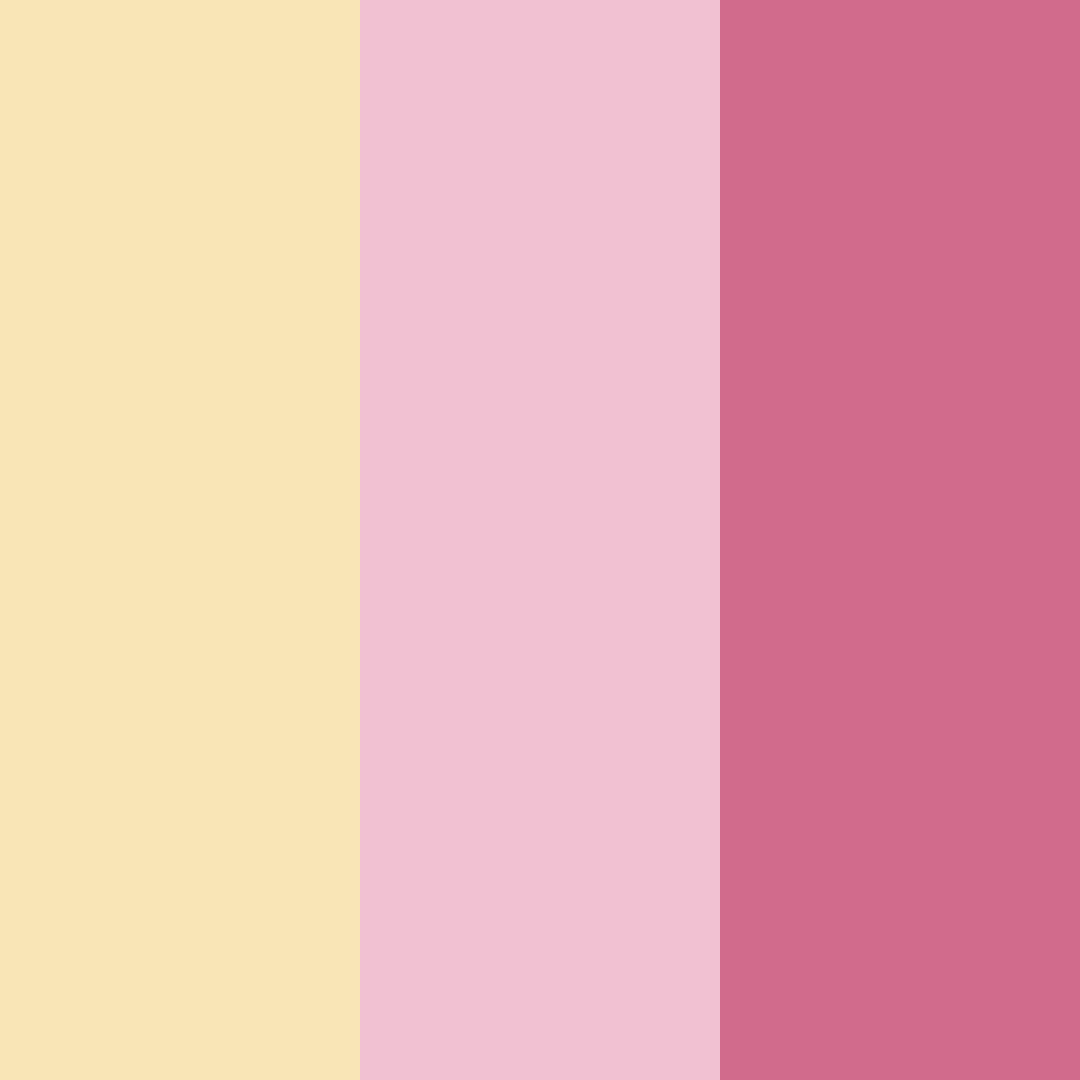 Download pink sunrise color palette PNG image (square)