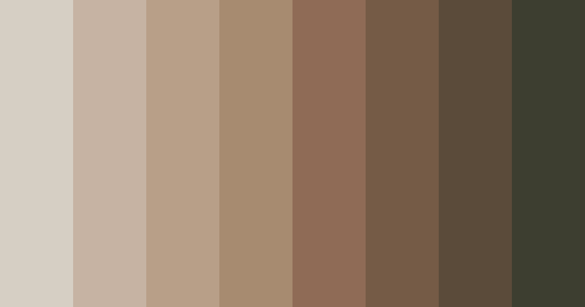 Download earthy embrace color palette PNG image (landscape)