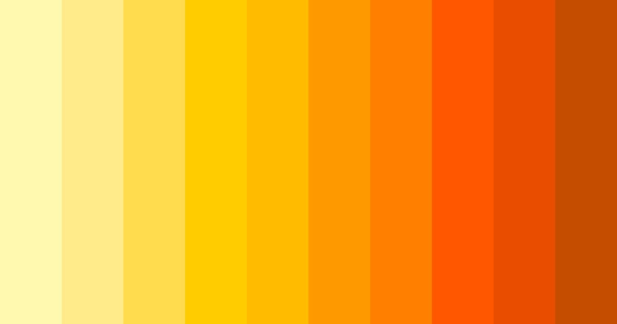 Download sunset citrus serenade color palette PNG image (landscape)
