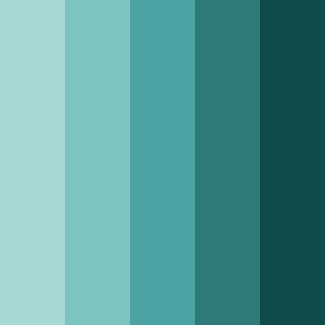 Download teal oasis color palette PNG image (square)
