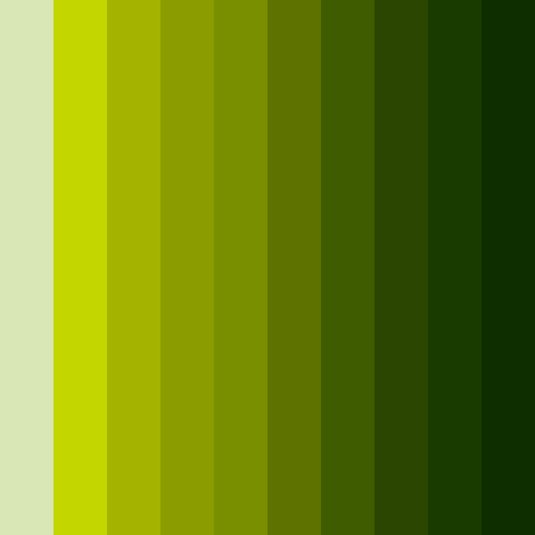 Download shades of green and gold color palette PNG image (square)