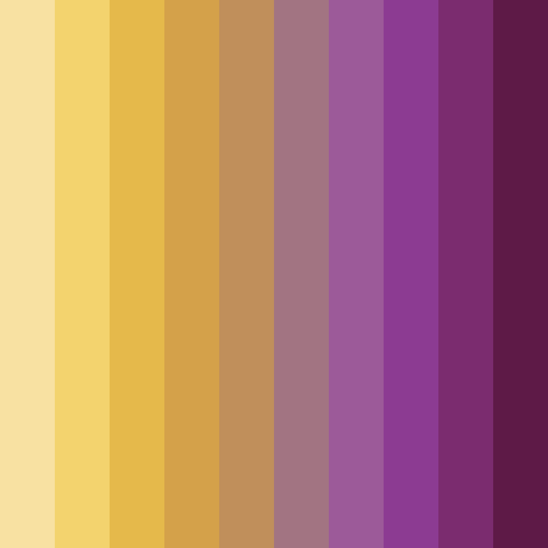 Download whimsical yellow to magenta color palette PNG image (square)