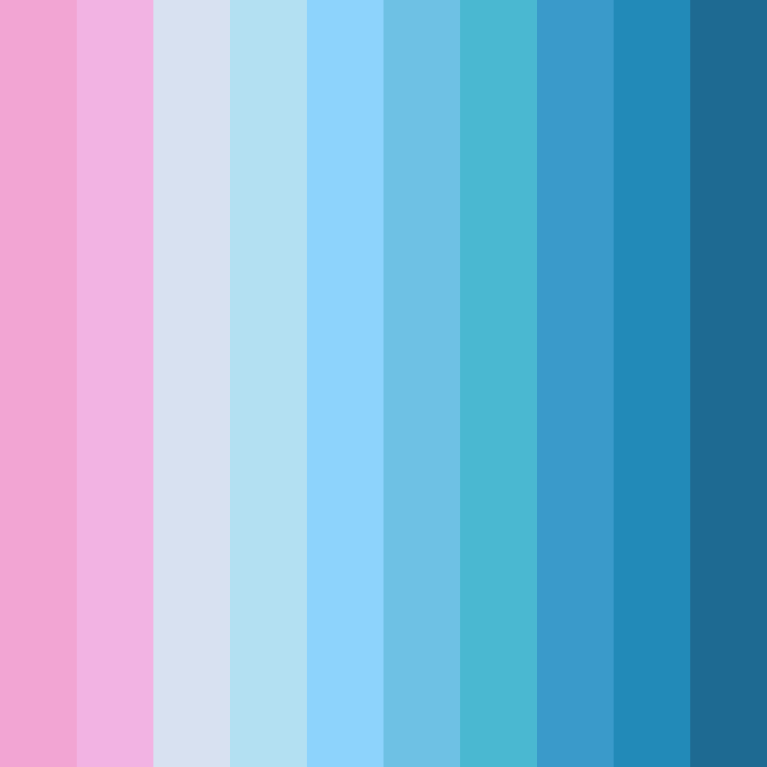 Download dreamy daydreams color palette PNG image (square)