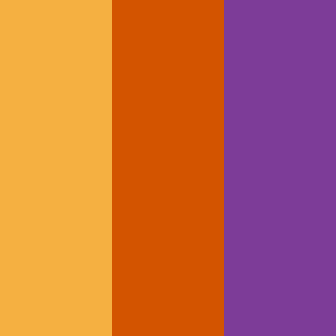 Download contrast orange color palette PNG image (square)