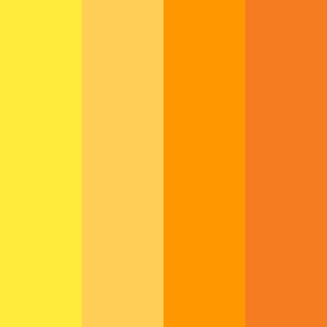 Download golden sunset delight color palette PNG image (square)