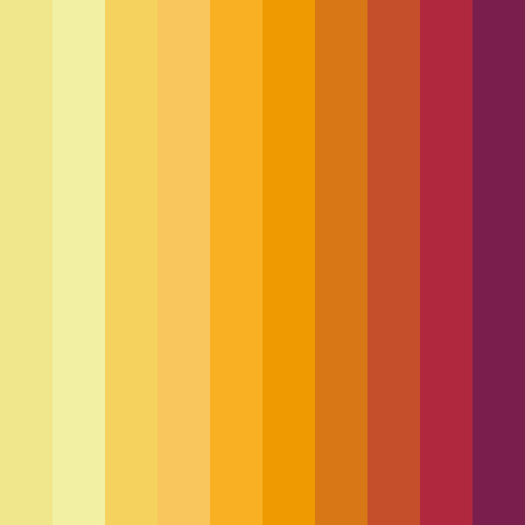 Download sunset harvest color palette PNG image (square)