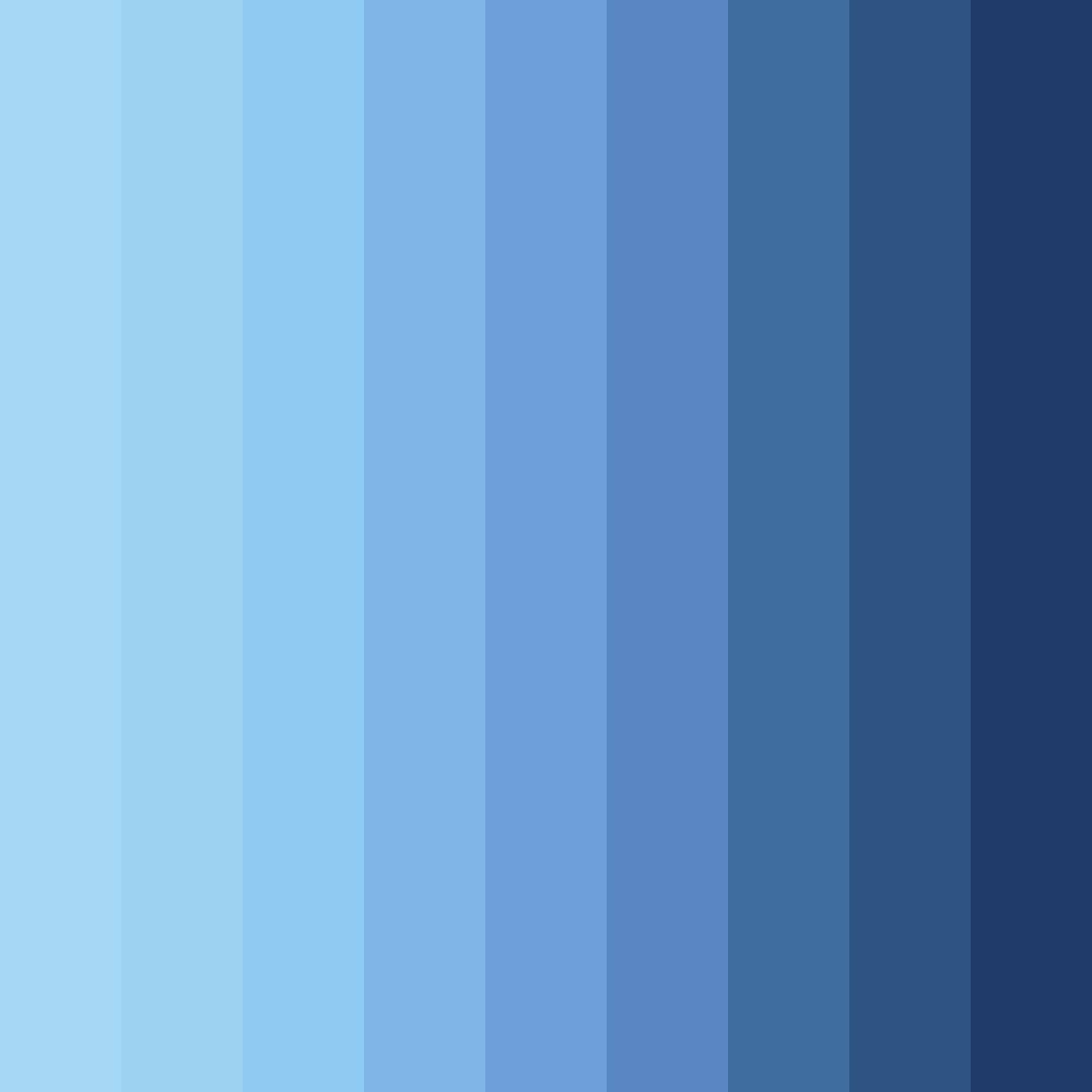 Download light blue color palette PNG image (square)