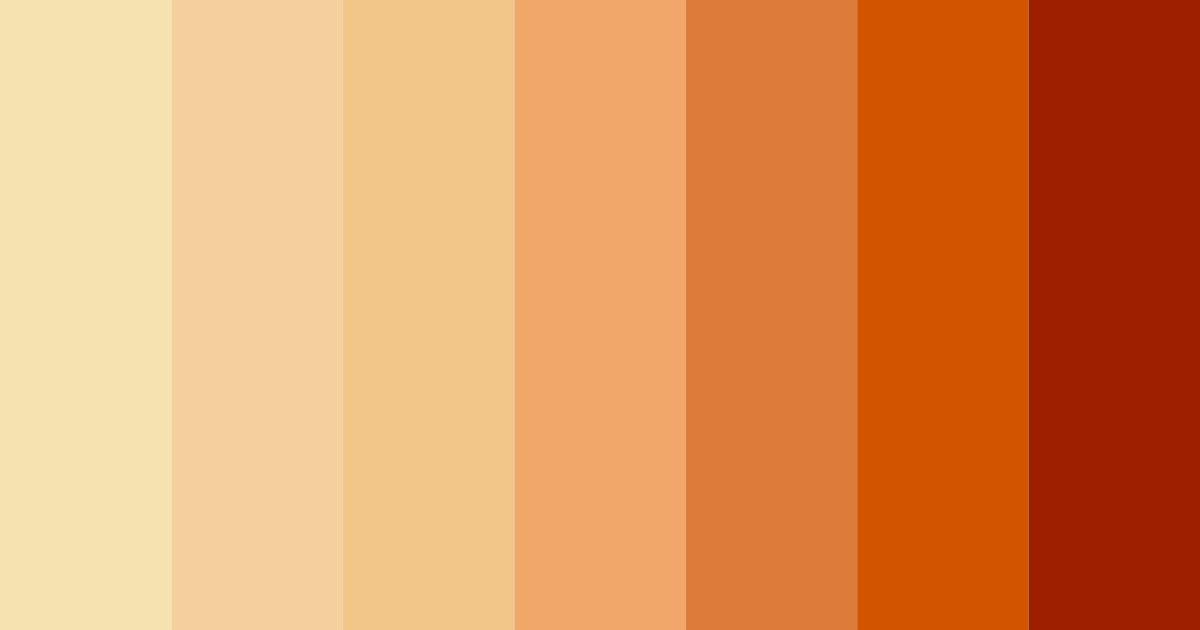 Download autumnal ember color palette PNG image (landscape)