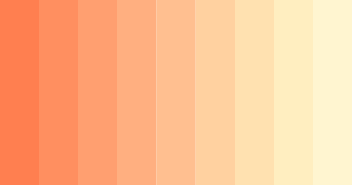 Download sunset bliss color palette PNG image (landscape)