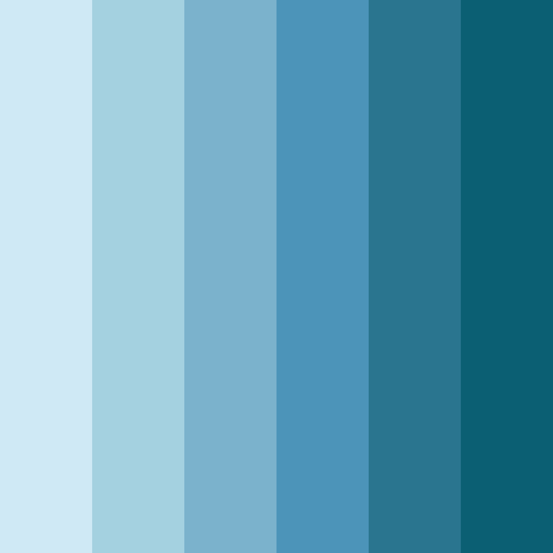 Download ocean breeze serenity color palette PNG image (square)
