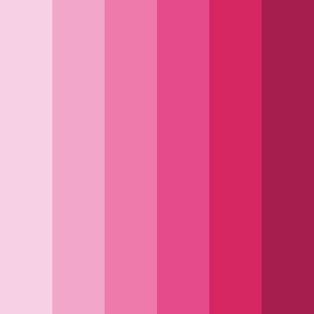 Download pink christmas color palette PNG image (square)
