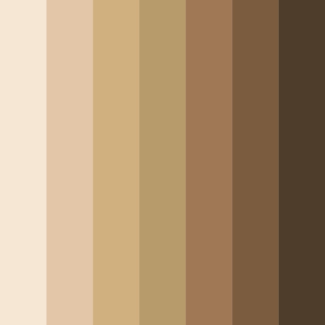 Download sandy serenity color palette PNG image (square)