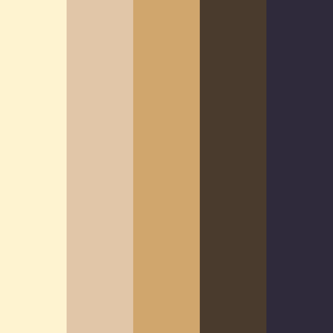Download sandy shores at twilight color palette PNG image (square)