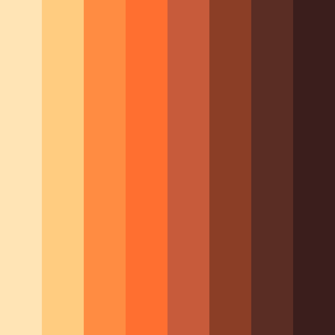 Download harvest emberwood color palette PNG image (square)