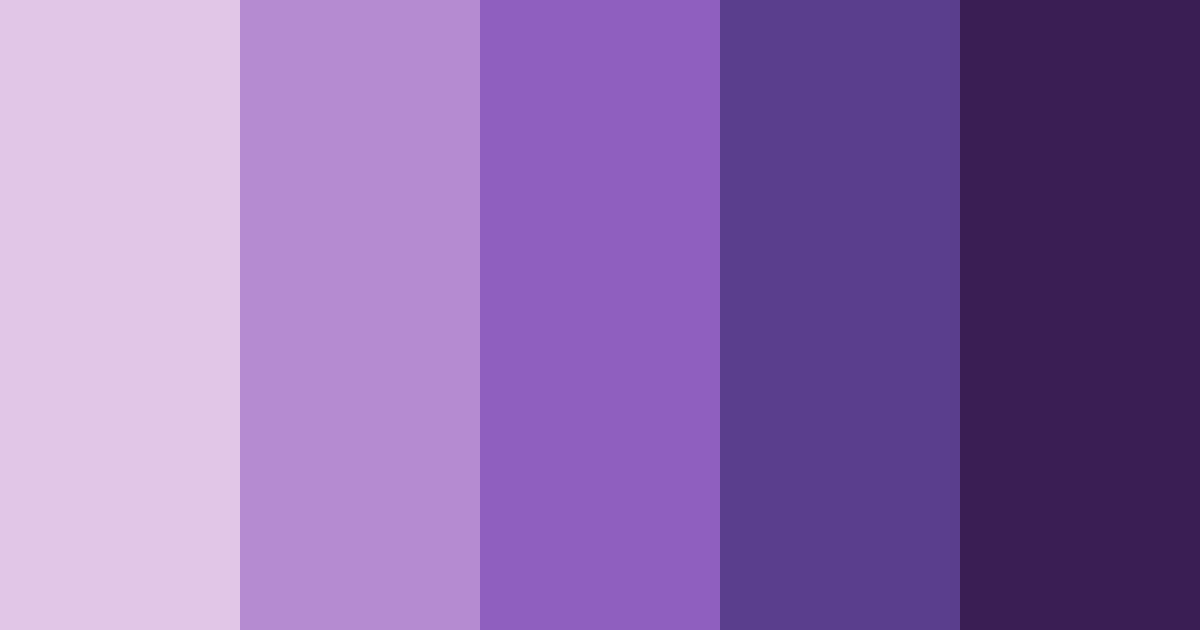Download violet reverie color palette PNG image (landscape)