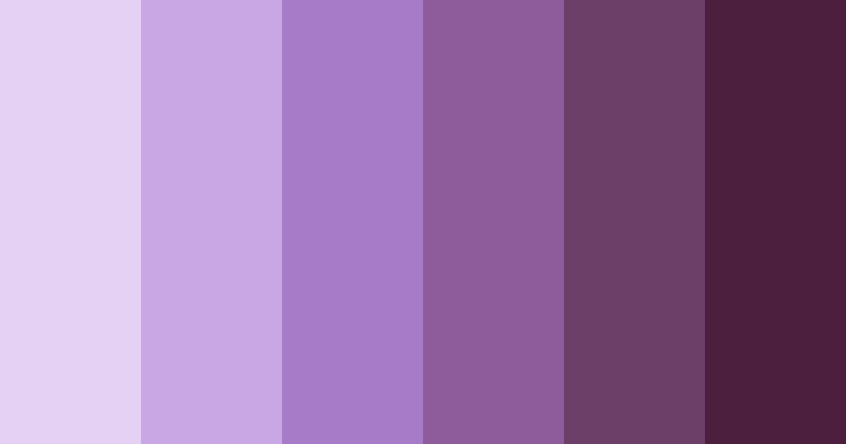 Download purple dream color palette PNG image (landscape)