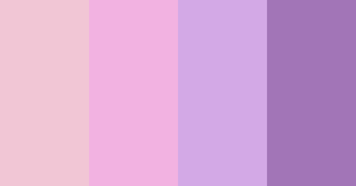Download whimsical pastels color palette PNG image (landscape)