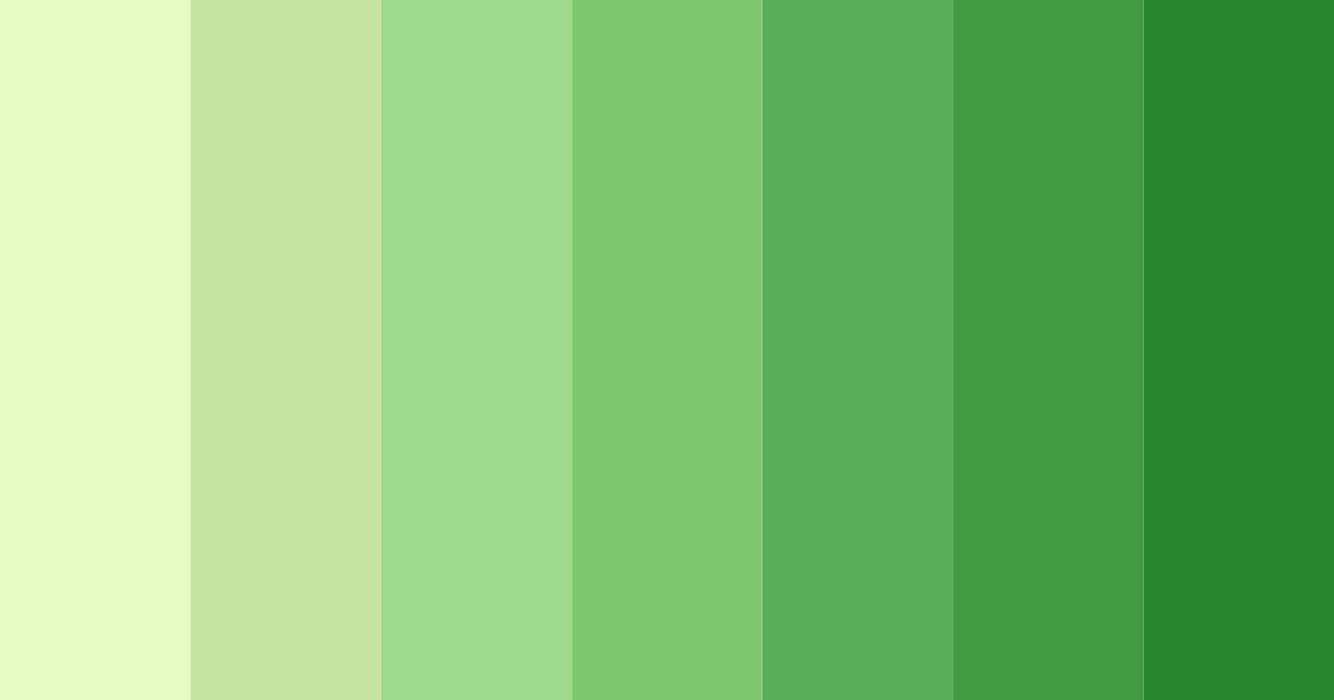 Download luminous lime gradient color palette PNG image (landscape)