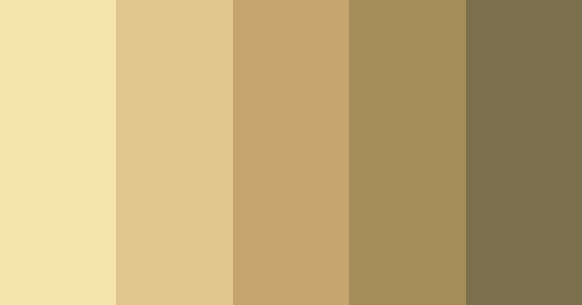 Download golden dusk gradients color palette PNG image (landscape)