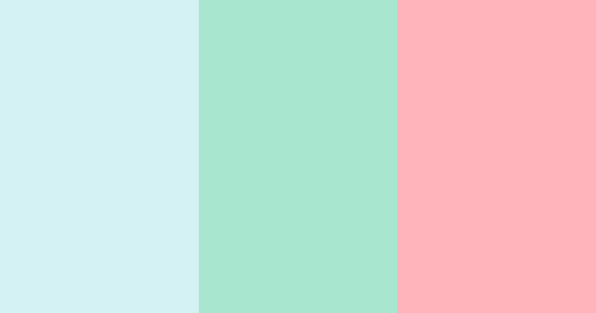 Download soft aqua color palette PNG image (landscape)