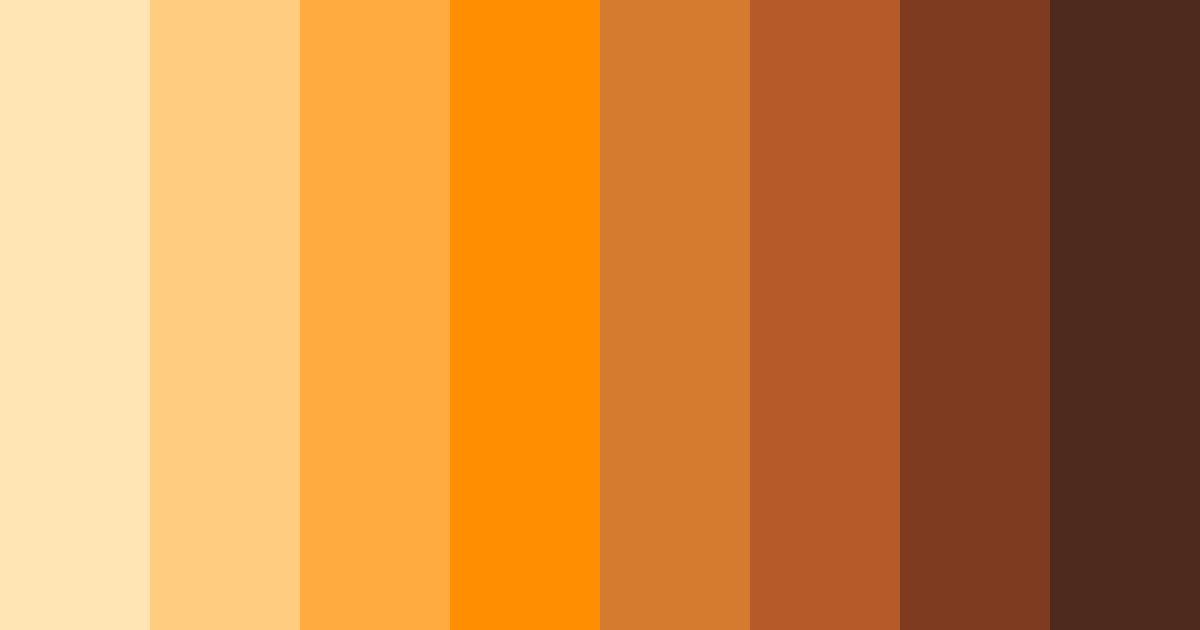 Download warm brown color palette PNG image (landscape)