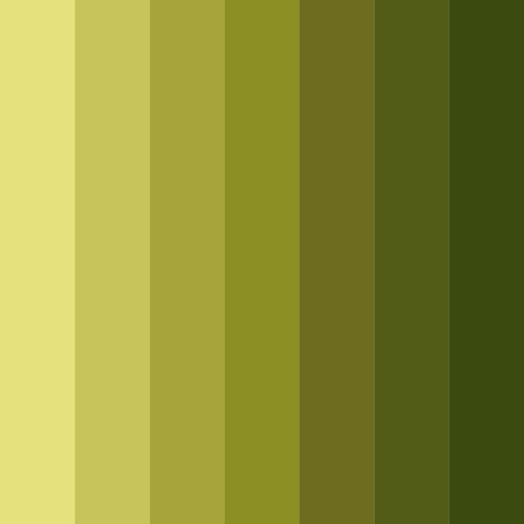 Download verdant gilding color palette PNG image (square)