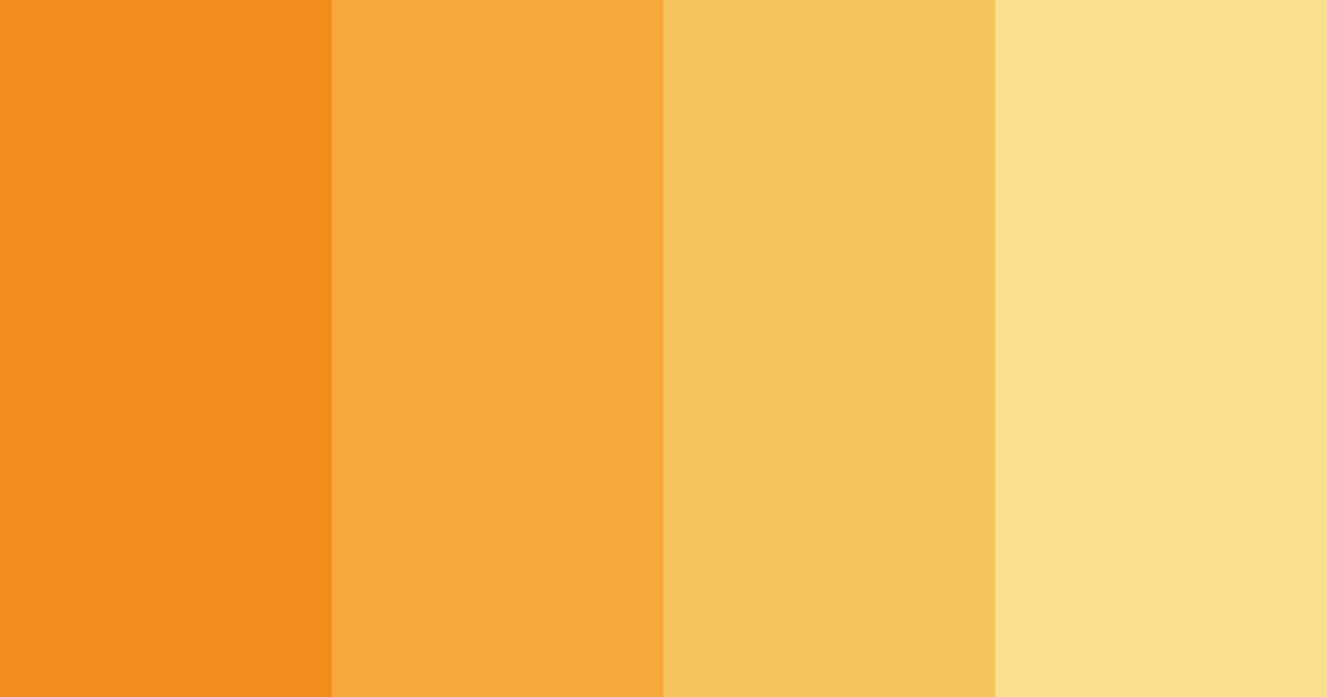 Download bright orange color palette PNG image (landscape)