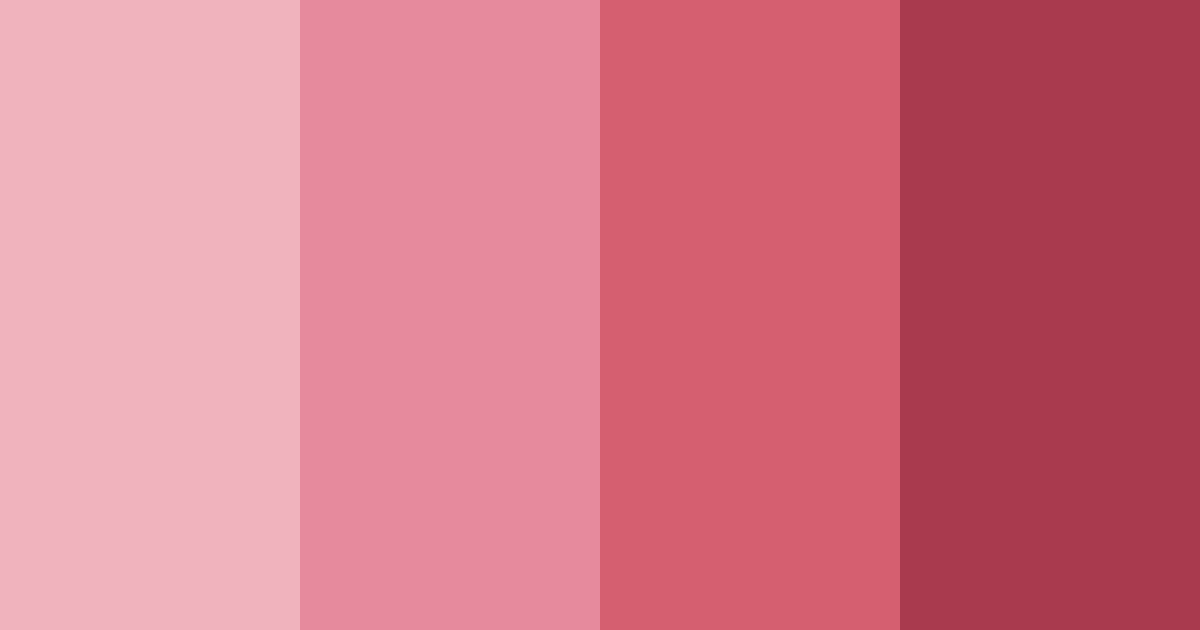 Download rose shades color palette PNG image (landscape)