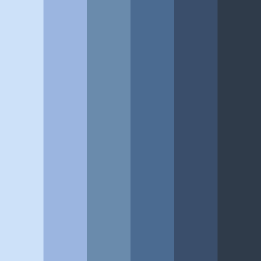 Download mountain dawn blues color palette PNG image (square)