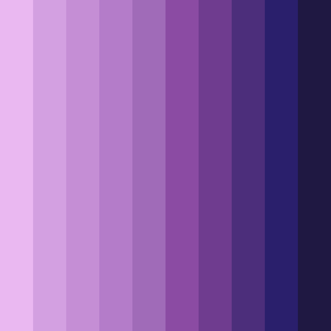 Download mystical amethyst dream color palette PNG image (square)