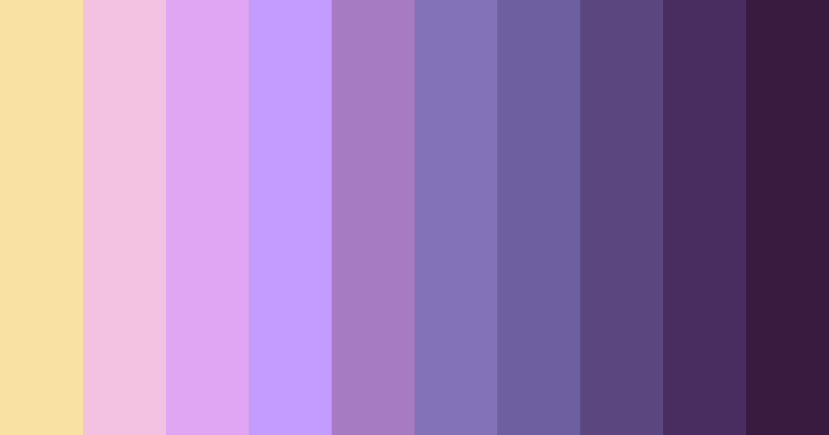 Download purple and yellow dream color palette PNG image (landscape)