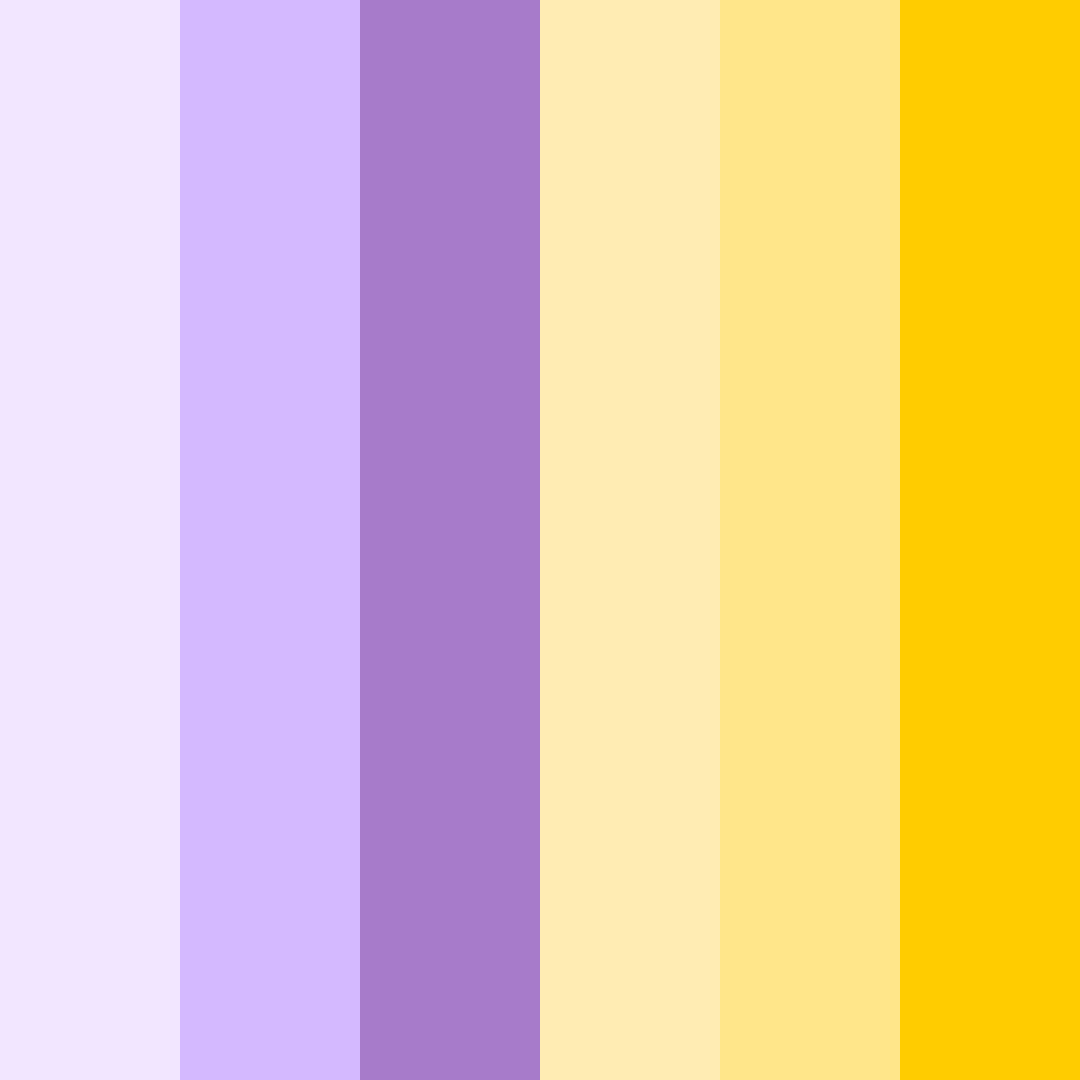 Download lavender sunrise color palette PNG image (square)