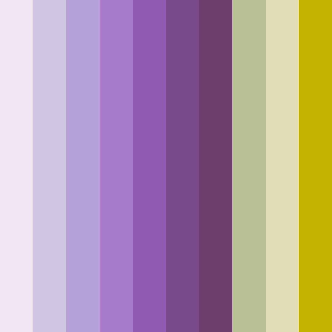 Download purple cream yellow color palette PNG image (square)