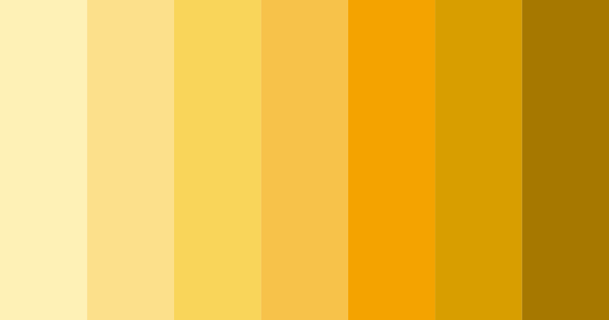 Download bright yellow shine color palette PNG image (landscape)
