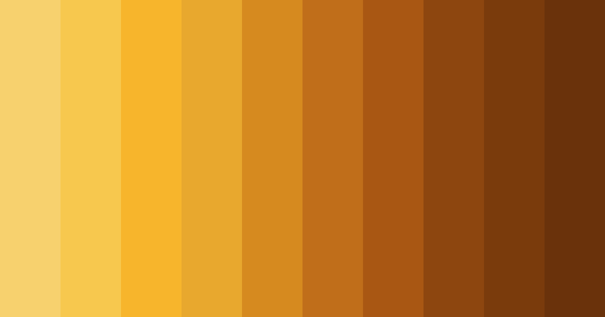 Download honeyed harvest color palette PNG image (landscape)